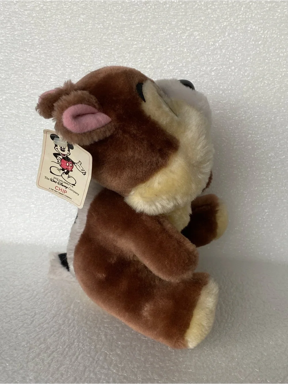 Vintage Disneyland Walt Disney World CHIP From Chip 'n' Dale Plush Chipmunk Toy